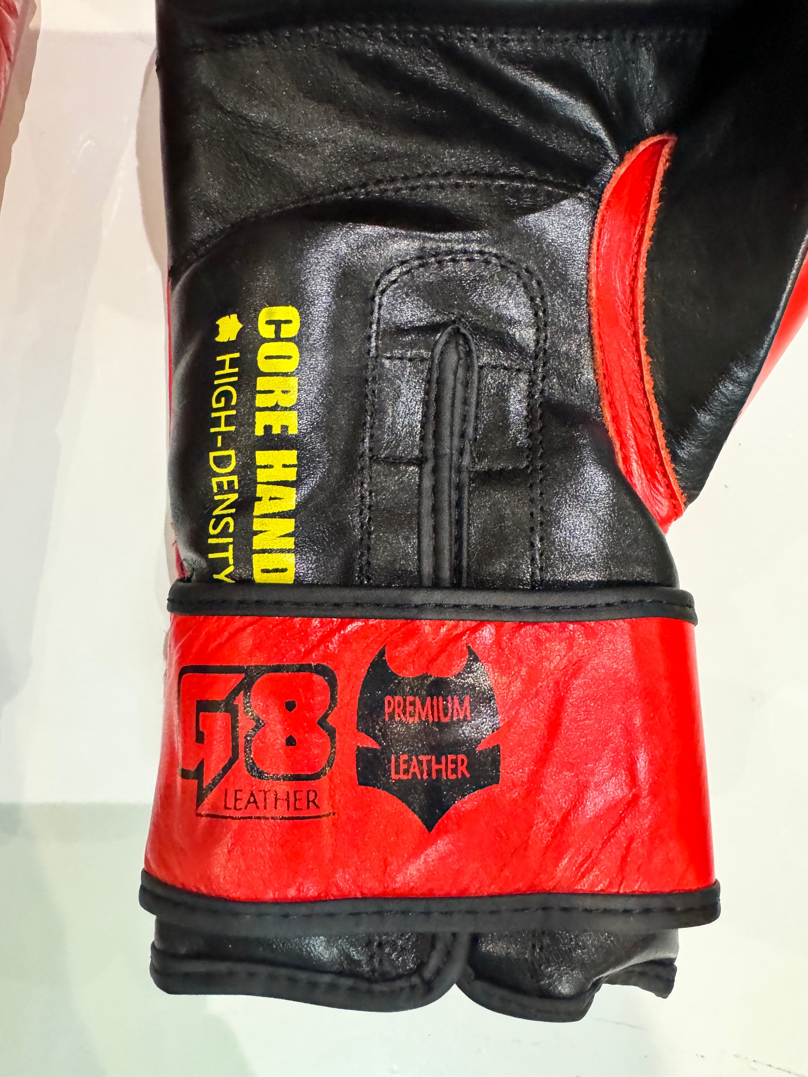Grip Boxing Gloves | G8 Genuine Cowhide Leather Pro | Red