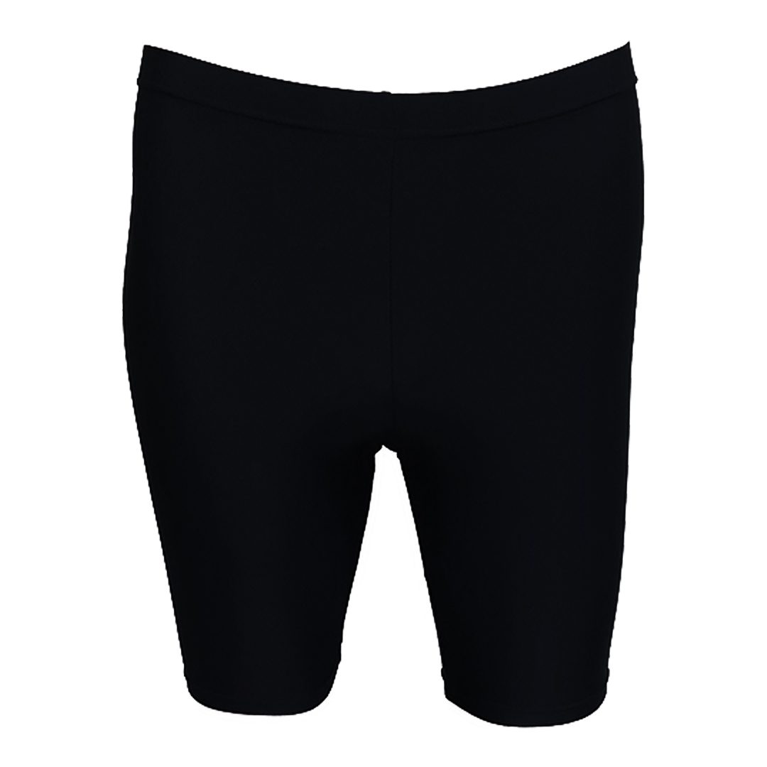 Second Skin Adult Above The Knee Shorts | Black