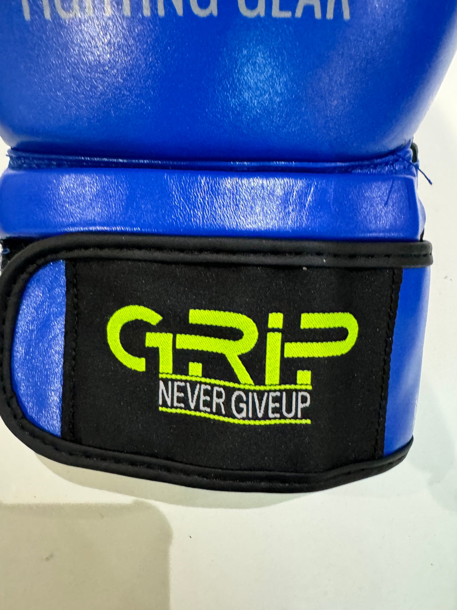 Grip Boxing Gloves | G8 Genuine Cowhide Leather Pro | Blue