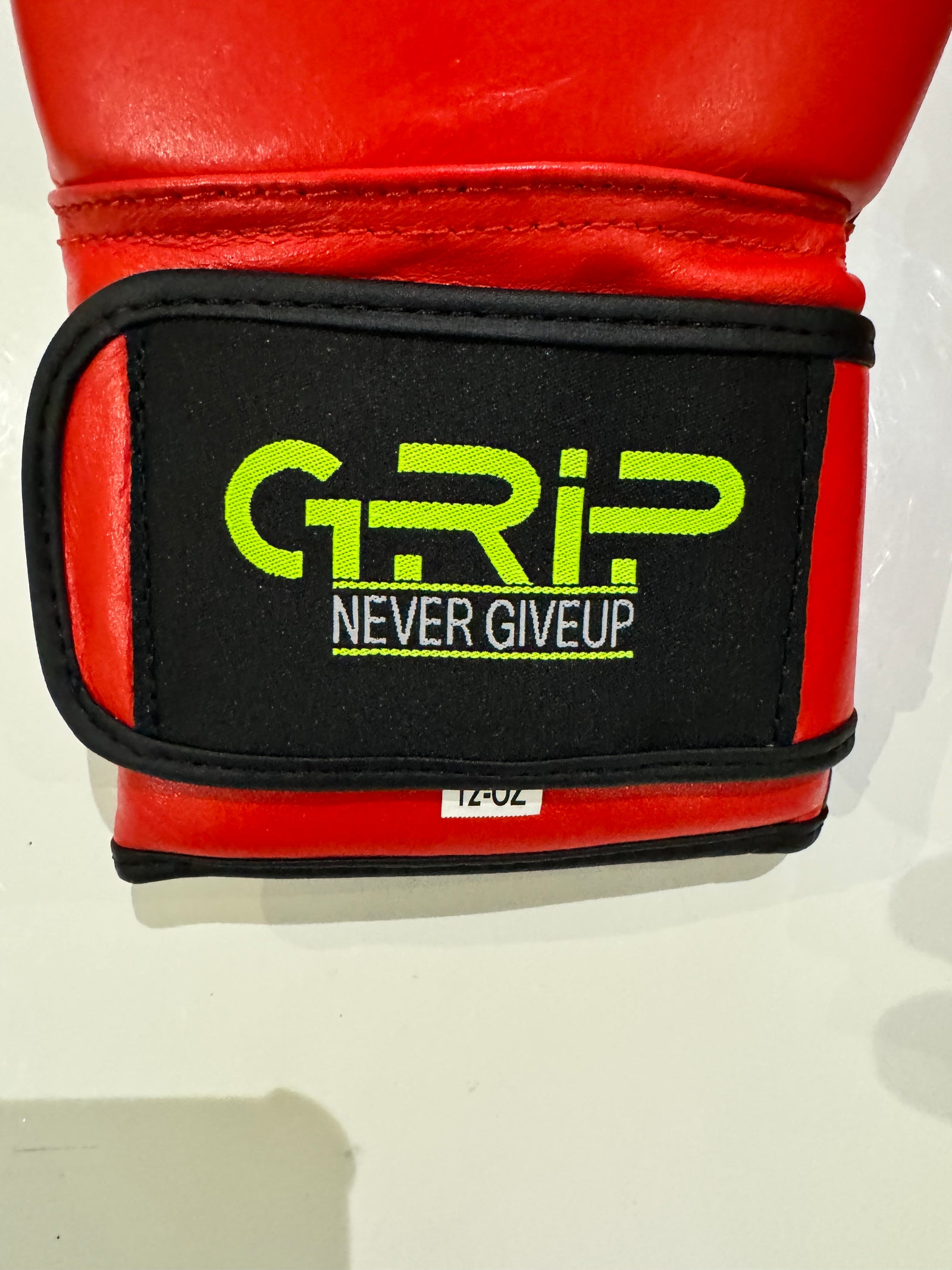 Grip Boxing Gloves | G8 Genuine Cowhide Leather Pro | Red