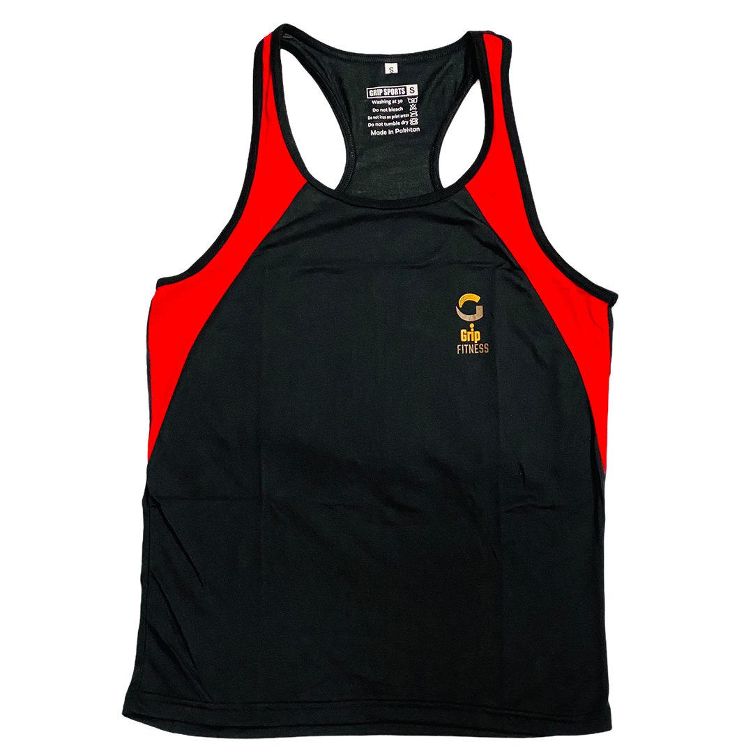 Grip FS Men Gym Singlet | Black