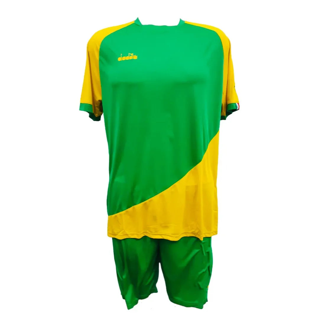 Diadora Manzoni Soccer Kit | Set of 14 | Green / Yellow