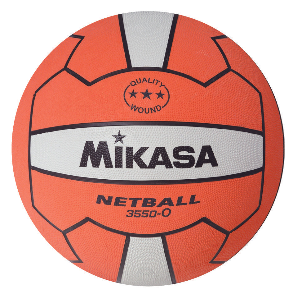 Mikasa Dimple Rubber NetBall | Orange / White