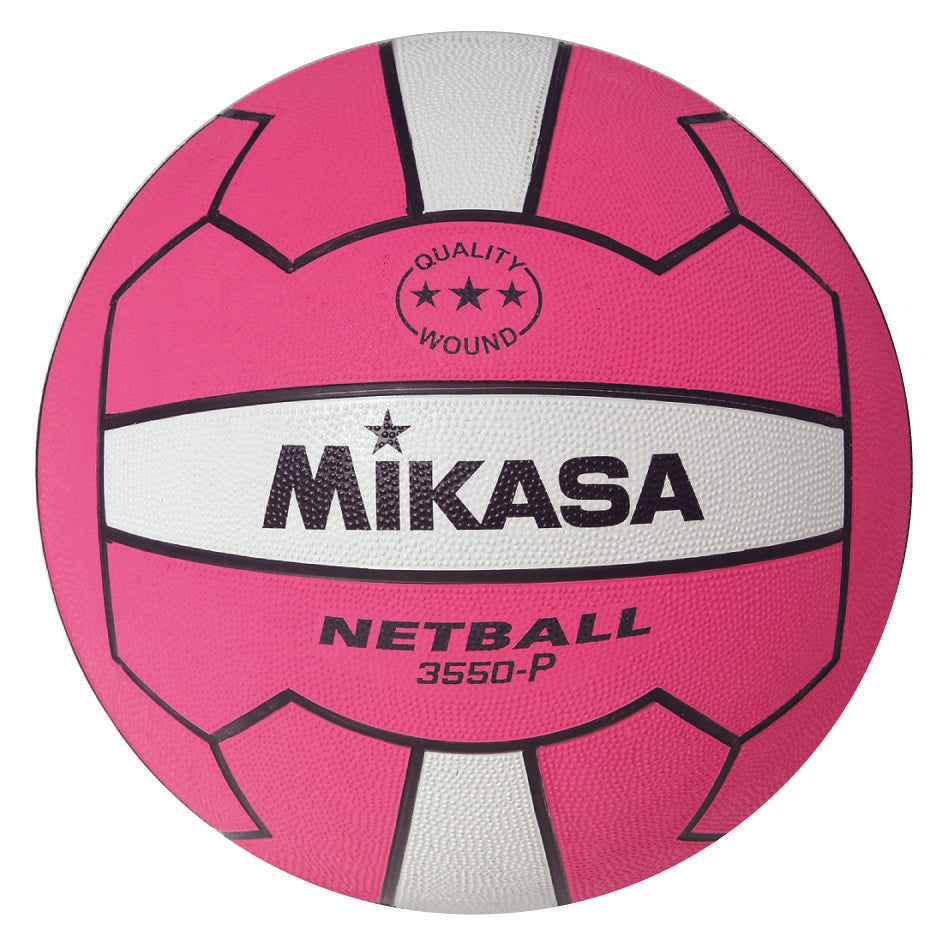 Mikasa Dimple Rubber NetBall | Pink / White