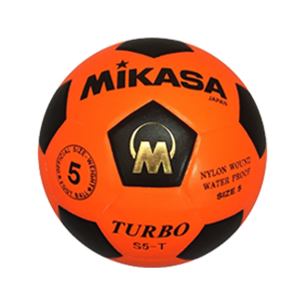 Mikasa Turbo Soccer Ball | Neon Orange / Black