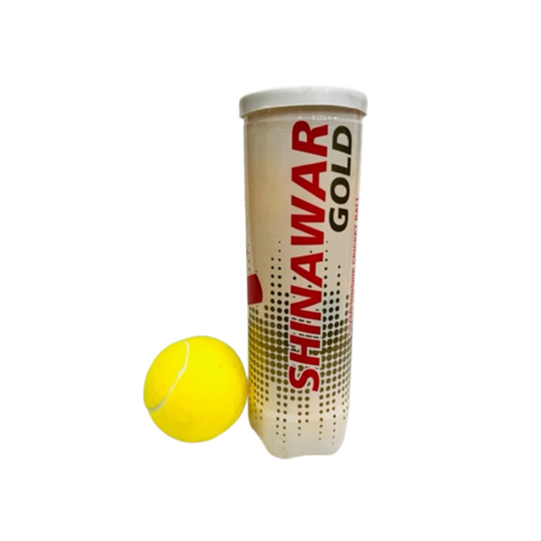 Shinawar Gold Soft Cricket Ball | Tub of 3
