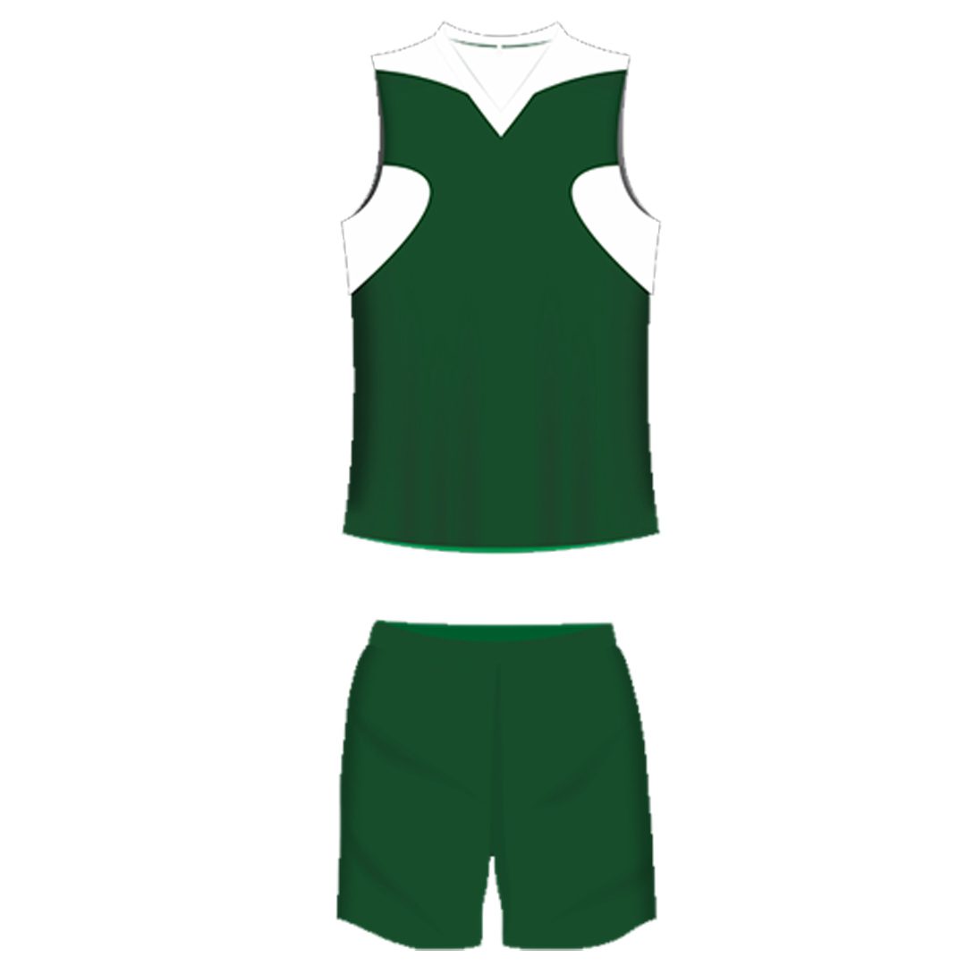 Grip Volleyball / Basketball Kit | 10 Top + 10 Shorts | Green