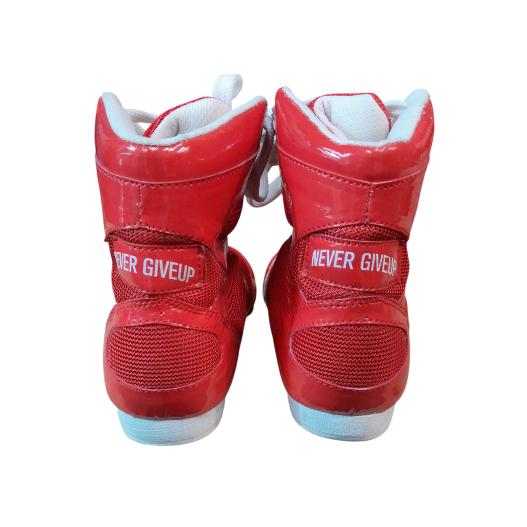 Grip FS Boxing Shoes | High Quality | Red