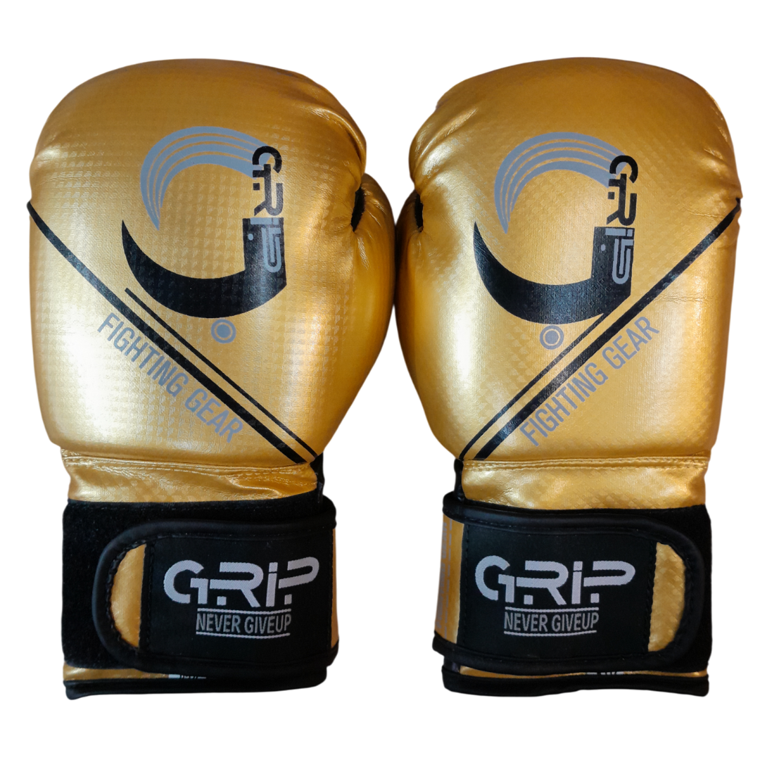 Grip FS Boxing Gloves | G7 Ultra Vinyl | Gold (Limited Edition)