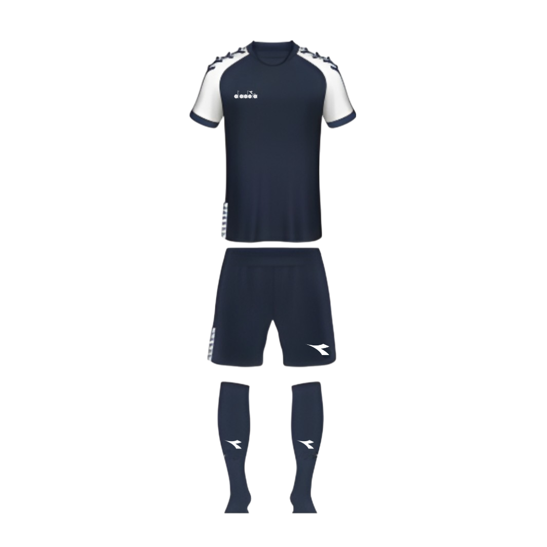 Diadora Amarosa | Soccer Kit | Set of 14 | Navy/White