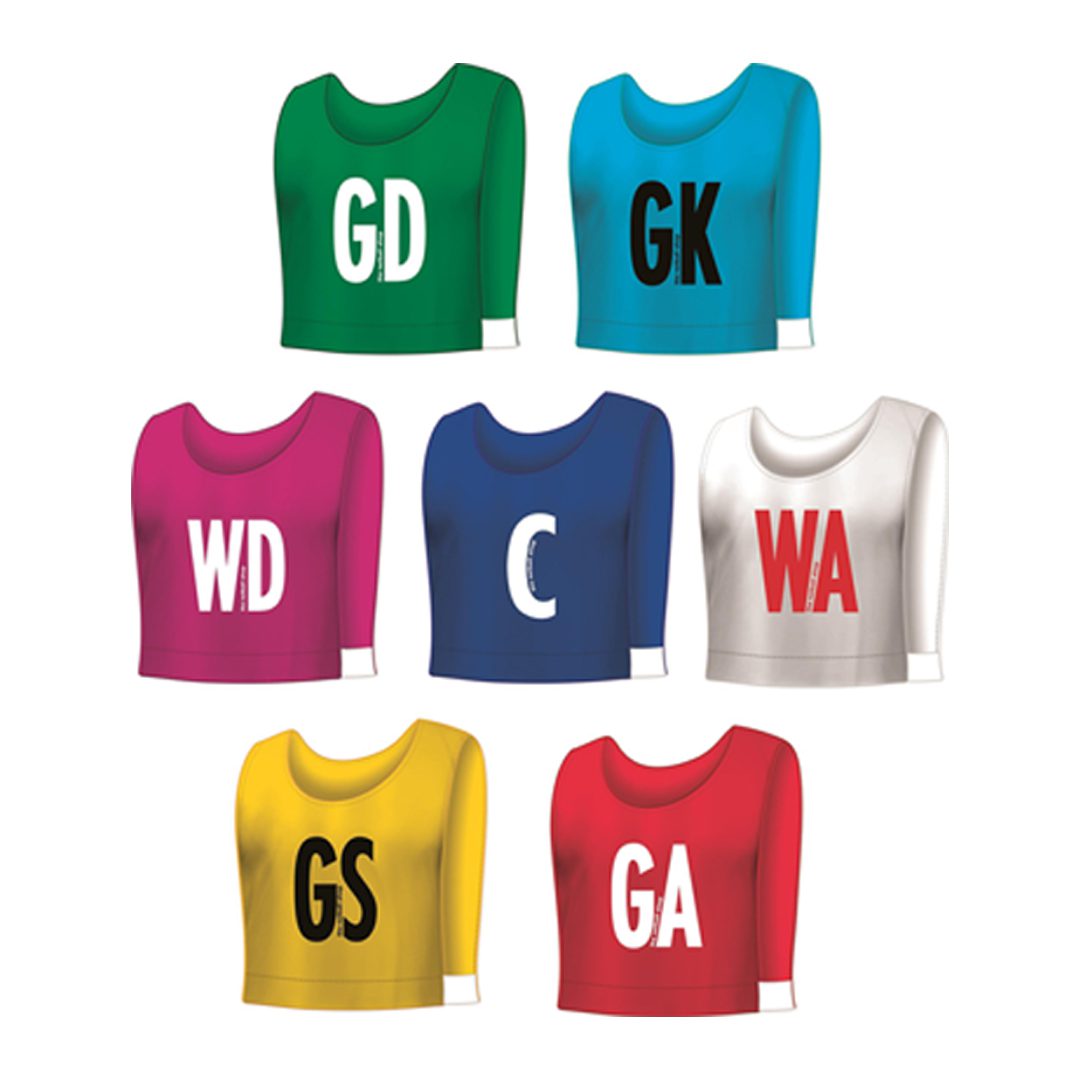 Grip NetBall Bibs | Set of 7 | Yellow