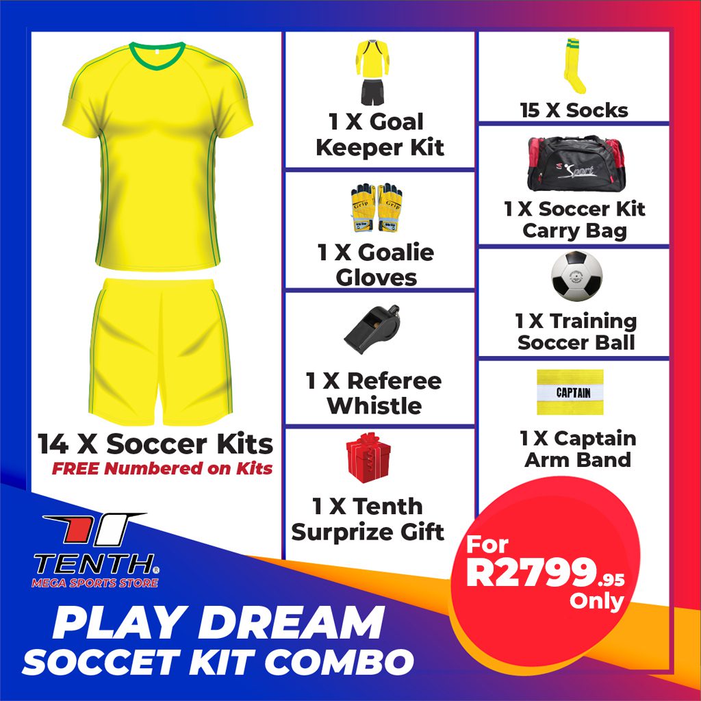 Play Dream Soccer Combo Kit with a Surprise Gift