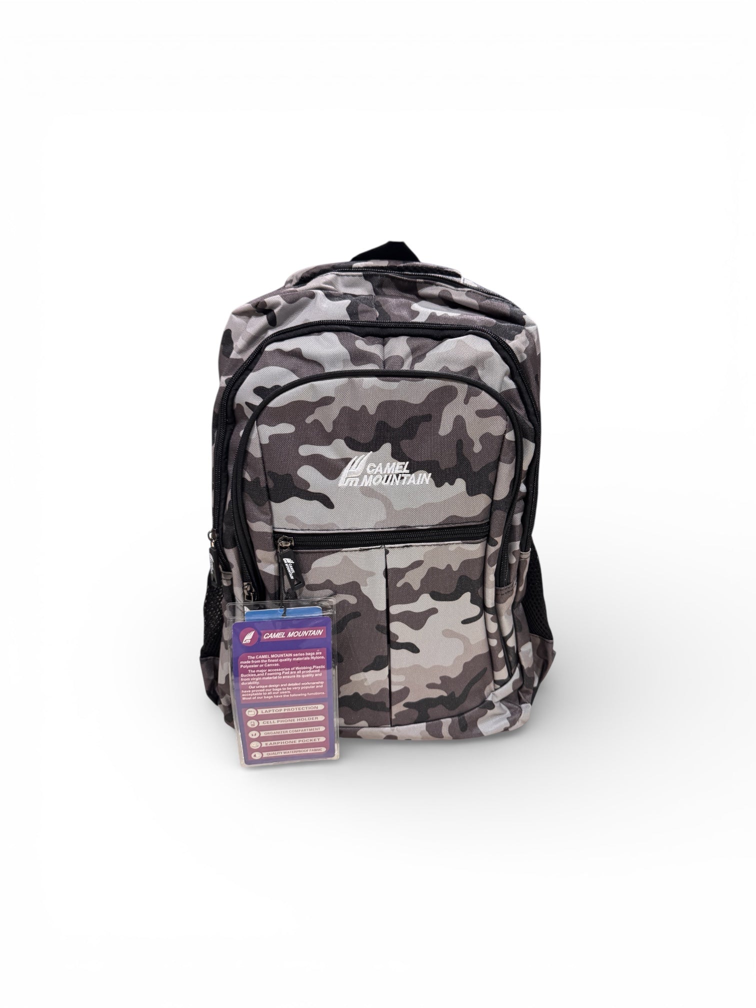 Camel Mountain Camo Style Hiking Backpack