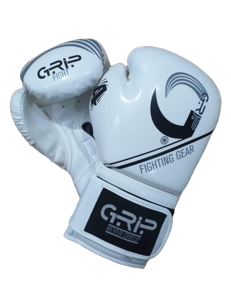Grip FS Boxing Gloves | G7 Supreme Vinyal | White