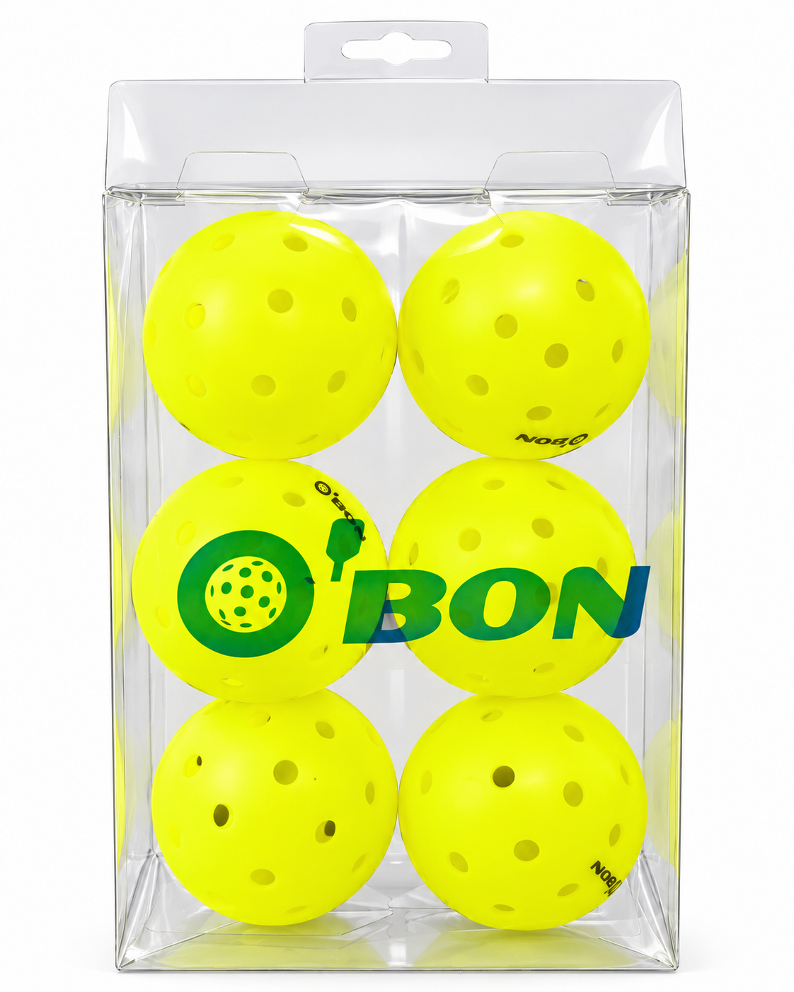 OBON Pickleball Training Balls – 6 Pack
