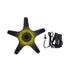 Grip Kick Master Hands Free Adjustable Solo Soccer Trainer | Black
