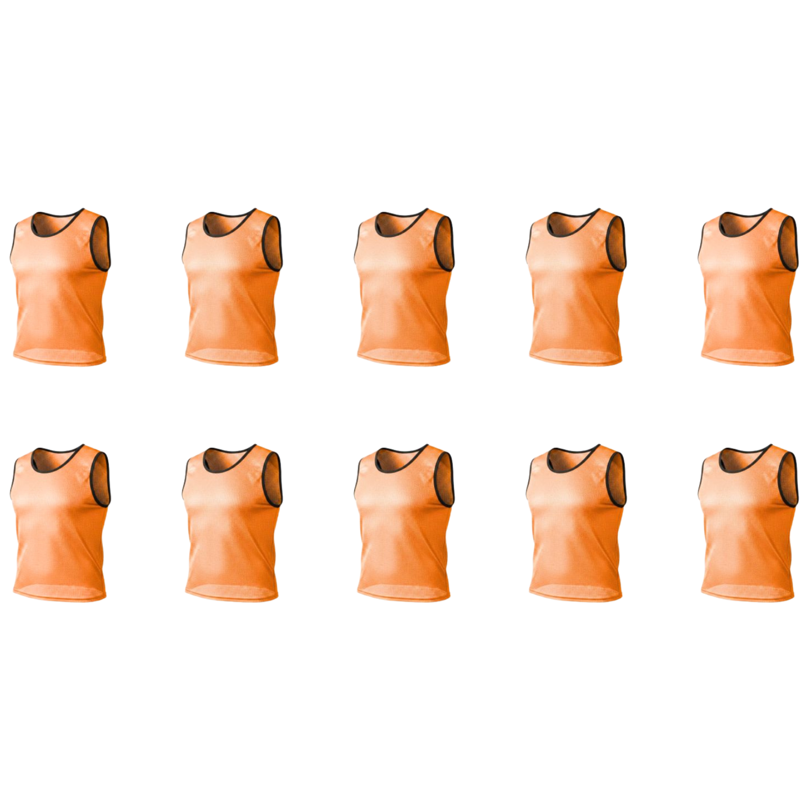 Grip Close End Bibs | Set of 10 | Orange