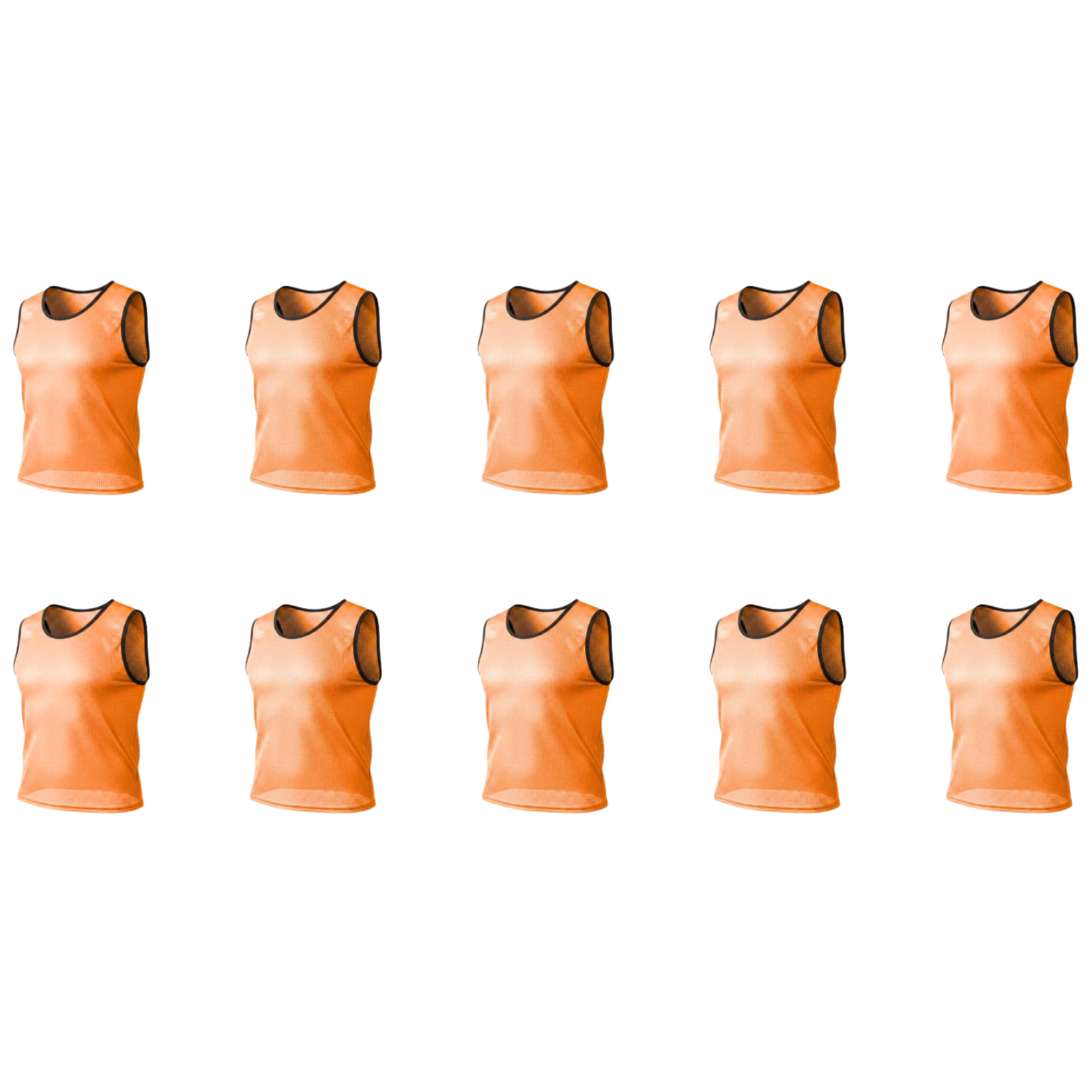Grip Close End Bibs | Set of 10 | Orange