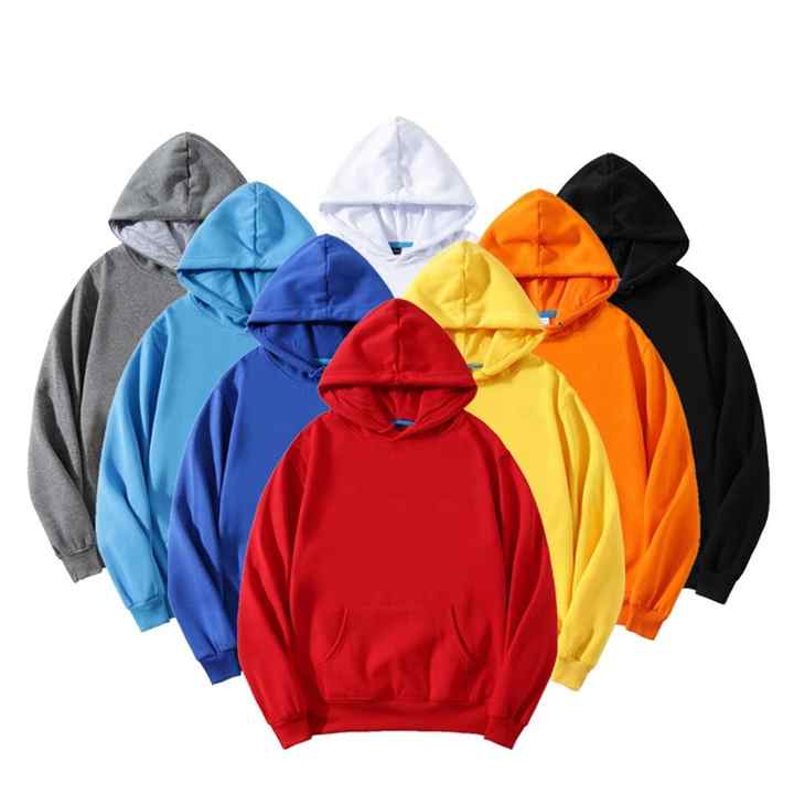 HLY | Three Layers Hoodies | 50% Cotton 50% Pure Poly Fabric | White