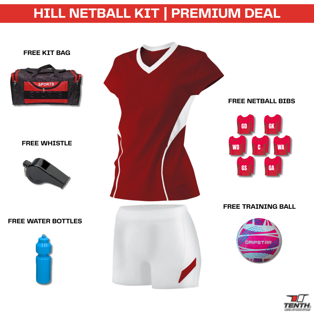 Hill Netball Kit | Premium Combo