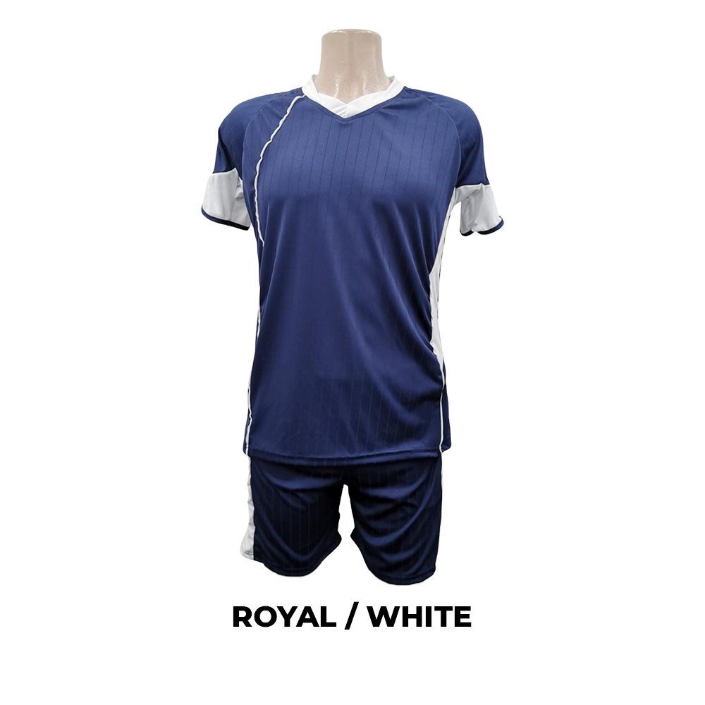 Evolution | Soccer Kit | Set of 14 | Royal/White
