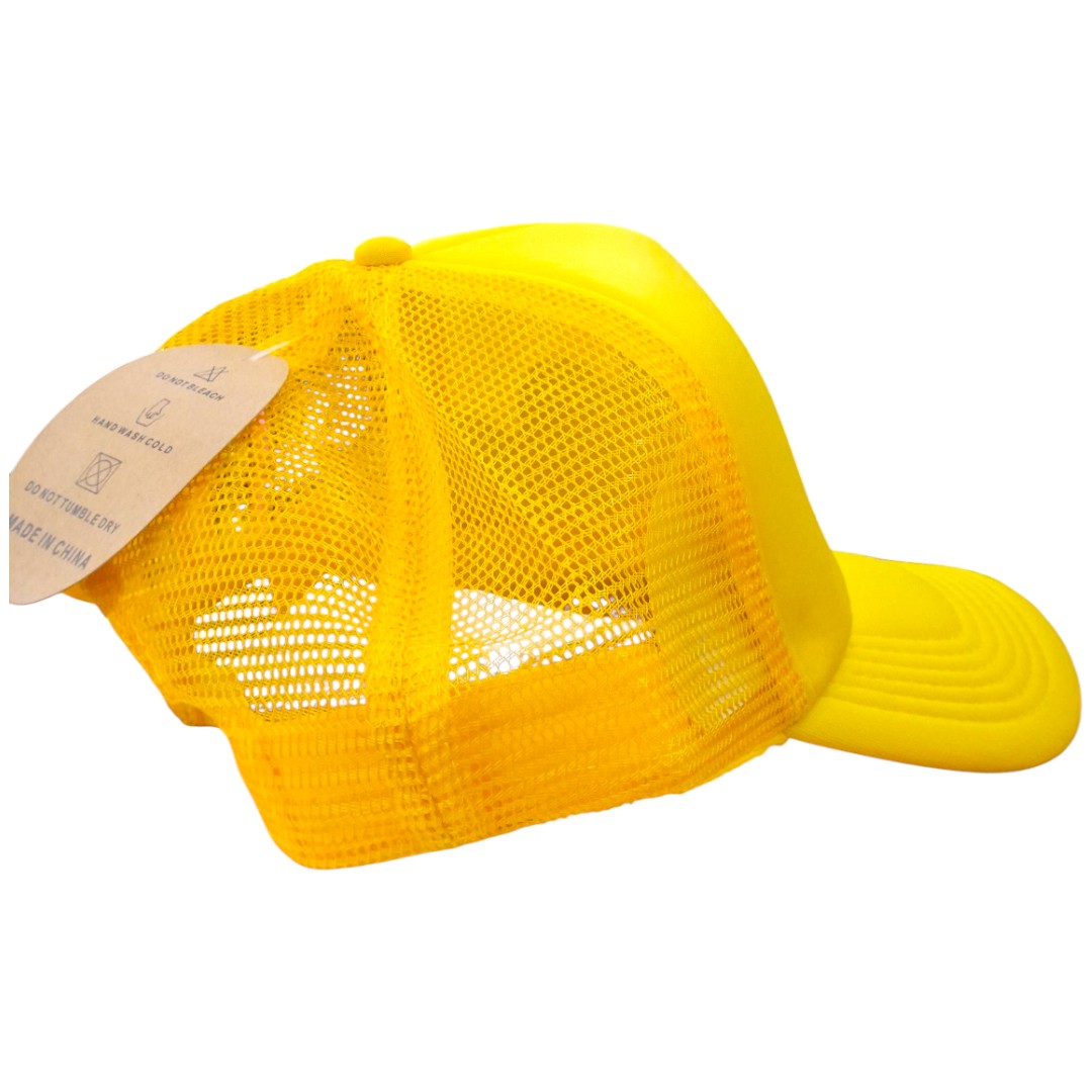Classic Mesh Trucker Cap | Yellow