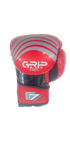 Grip Boxing Gloves | G7 Supreme Synthetic Vinyl | Red