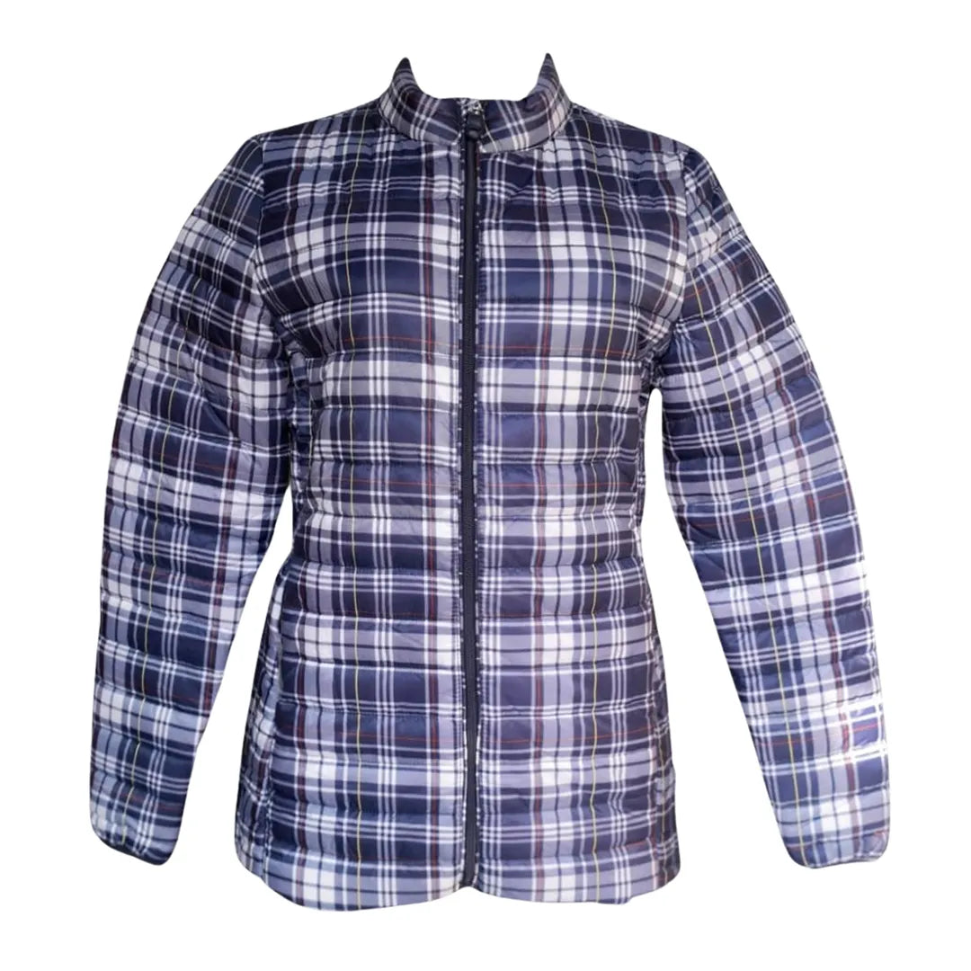 Ladies Jacket | Blue-Check