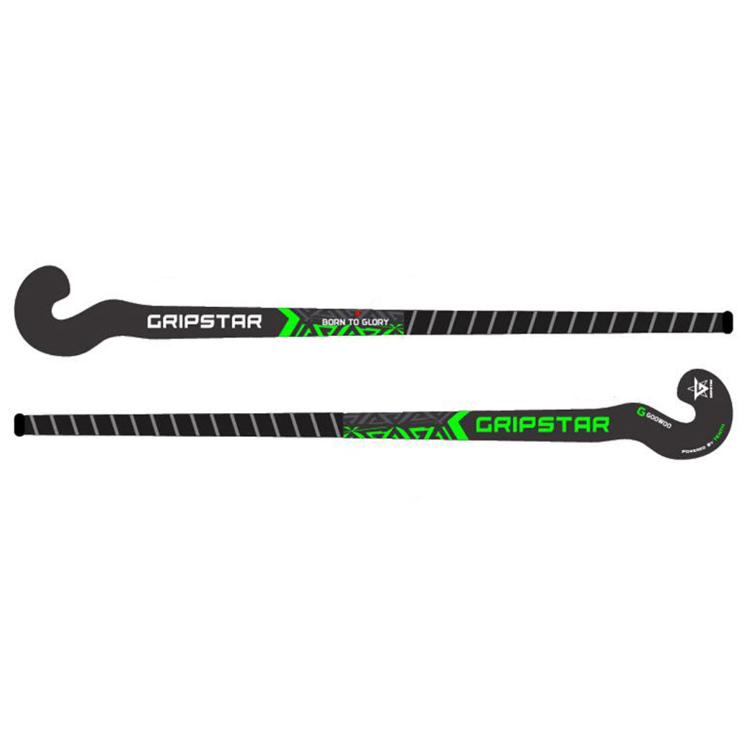 Grip Star Hockey Stick Goalie GooWoo Wooden Zig Zag Shape