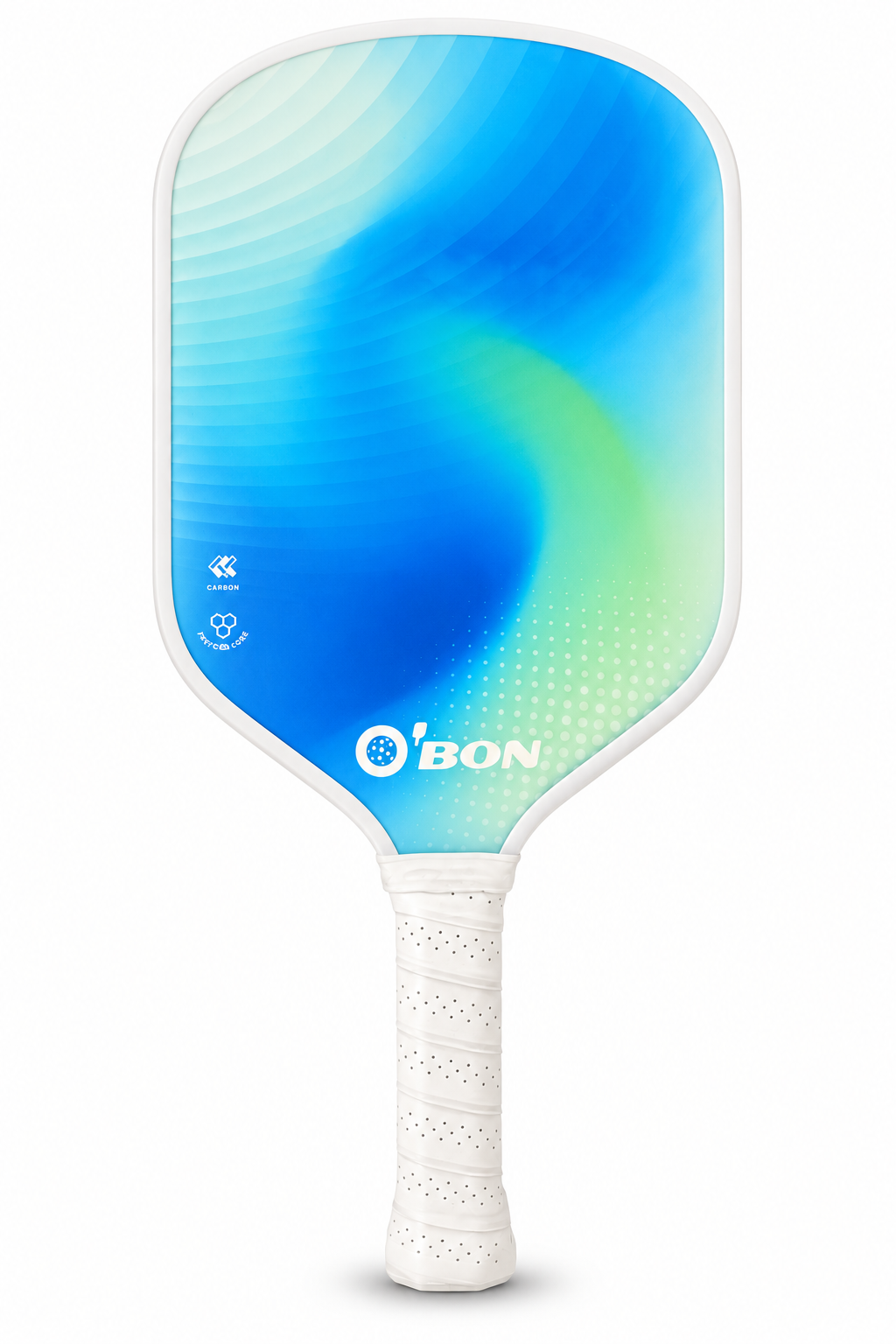 O'BON Carbon Pickleball Paddle – Blue & Aqua Gradient