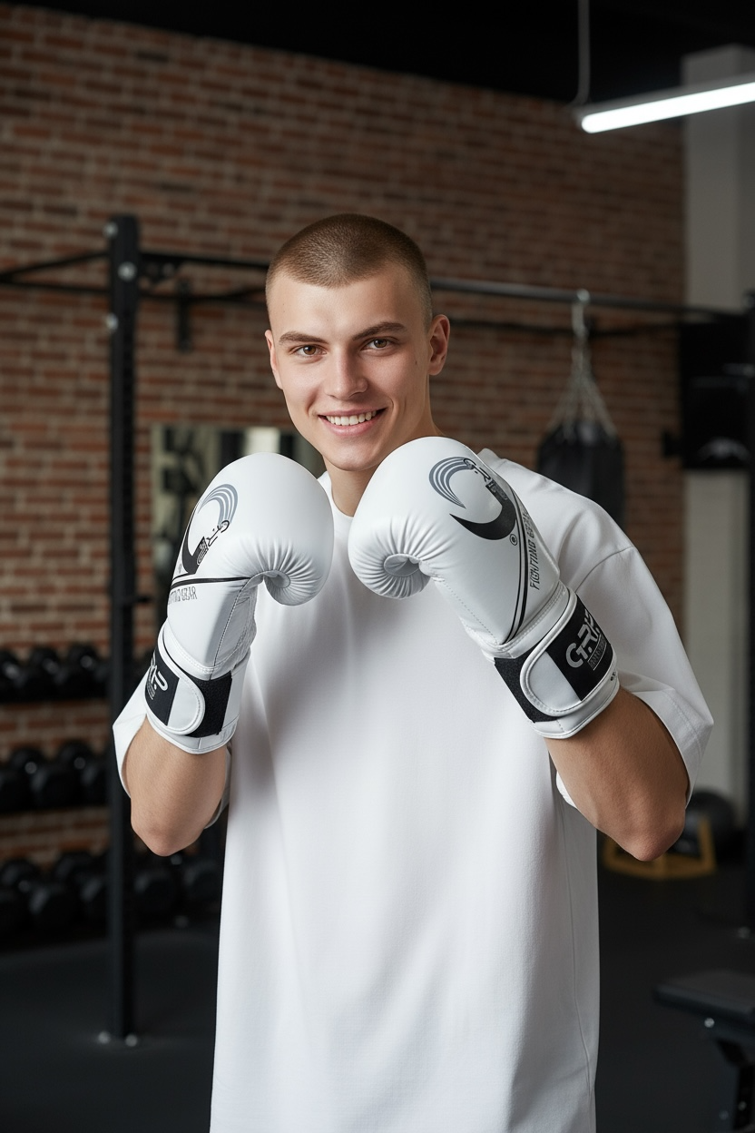 Grip FS Boxing Gloves | G7 Supreme Vinyal | White