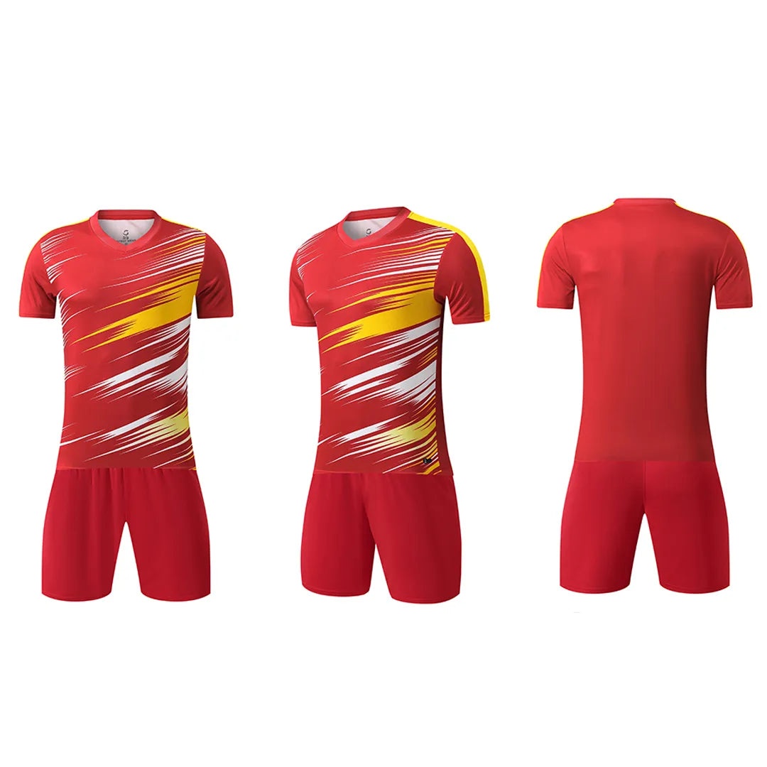 Grip Rainbow Sublimation | Soccer Kit | Red/Yellow | Senior