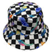 Colored Floppy Bucket Hat | Chess Board