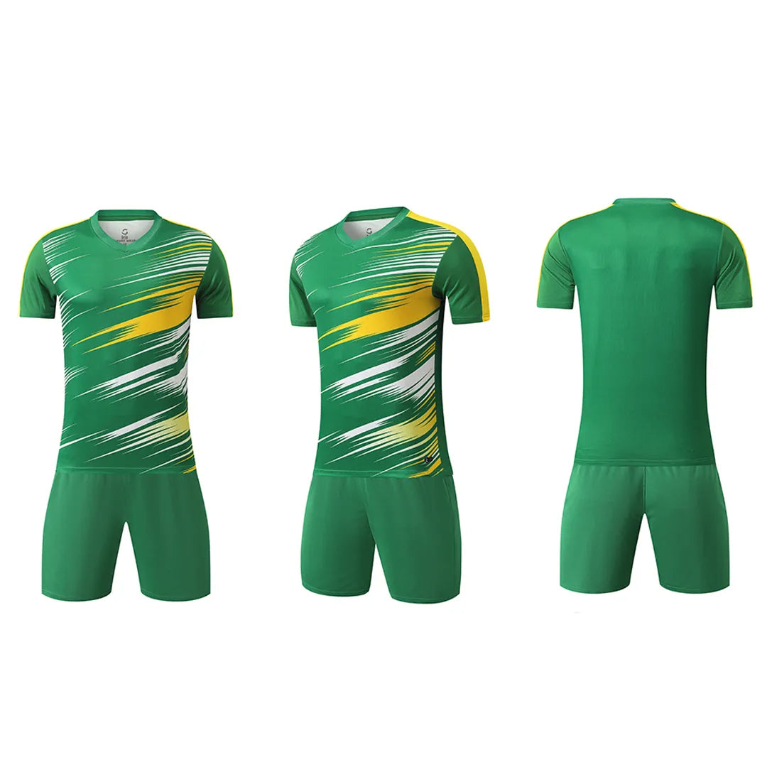 Grip Rainbow Sublimation | Soccer Kit | Green/Yellow | Senior