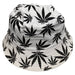 Colored Floppy Bucket Hat | White/Black