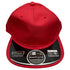 Flat Cap with Hole | Red