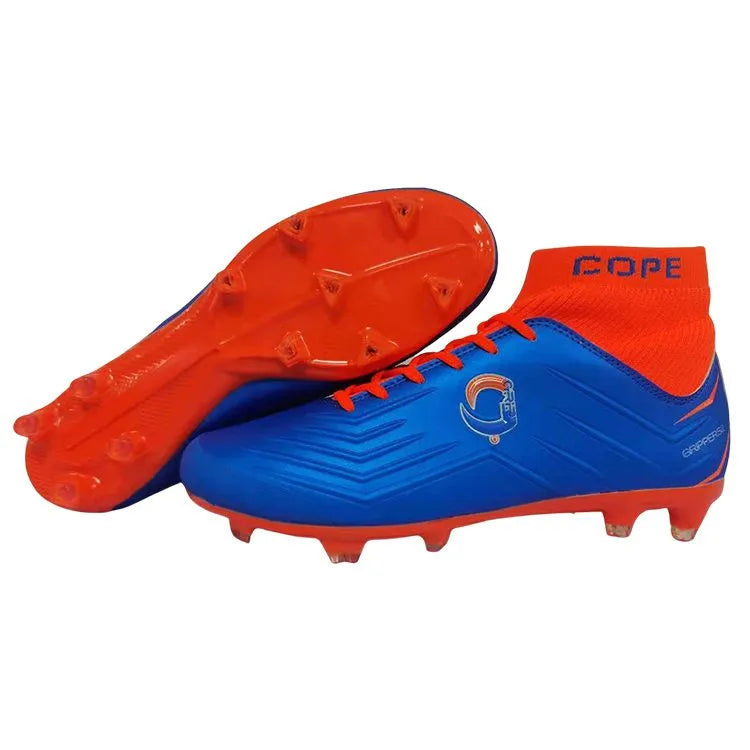 Grip Bull Socks Soccer Boots | Blue / Orange