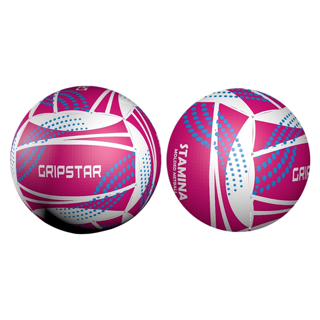 Grip Star Netball Ball Rubber Moulded Ball | Stamina