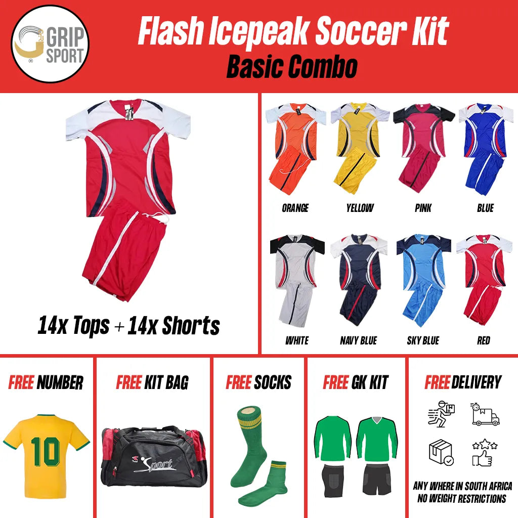Grip Flash Icepeak | Soccer Kit | White | Senior