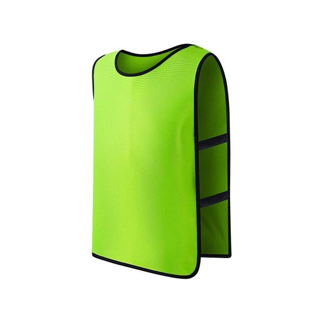 Grip Open-Sided Soccer Bibs | Set of 10 | Lime Green