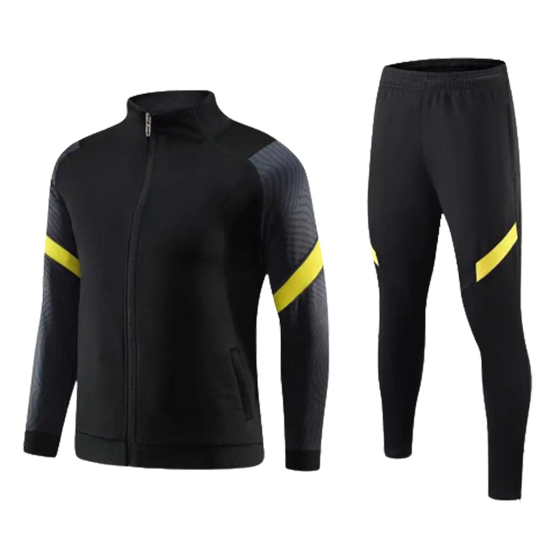 Grip Two Tone Tracksuit | Black