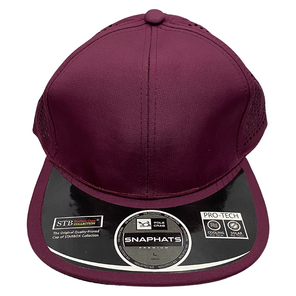 Flat Cap with Hole | Purple