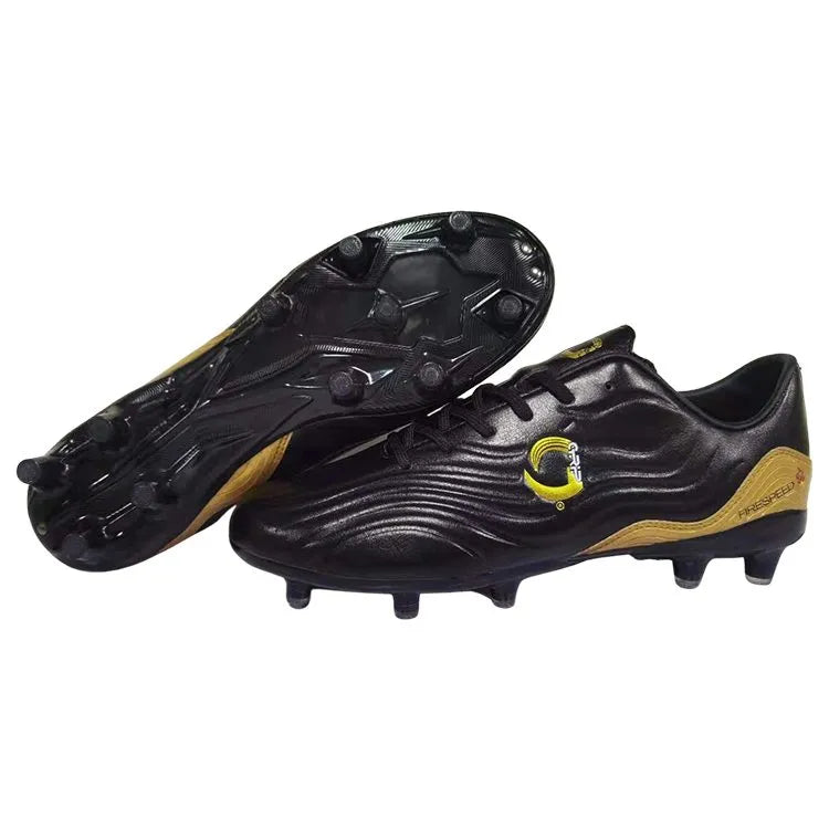 Grip Fire Speed Soccer Boots | Black / Gold