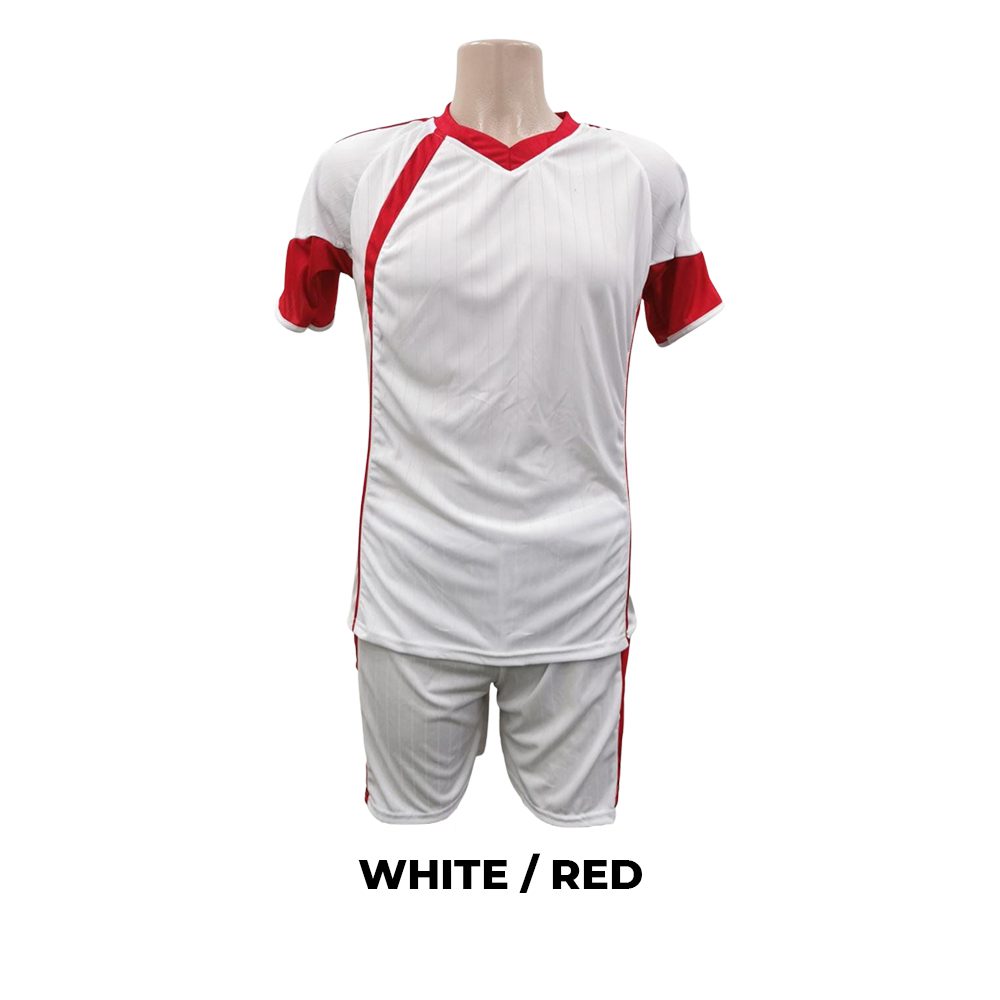 Evolution | Soccer Kit | Set of 14 | White/Red