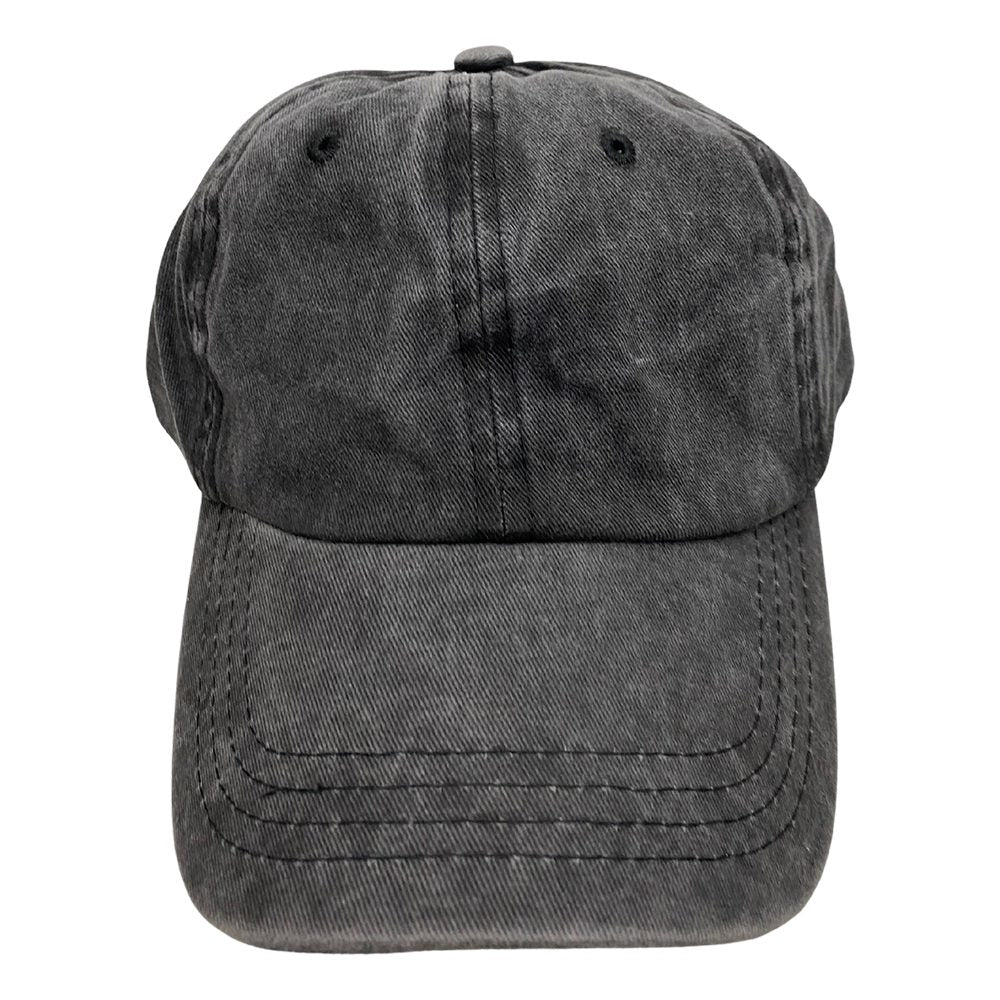 Stone Washed Cap | Grey