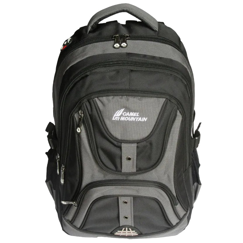 Camel Mountain Laptop Backpack | Black