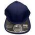 Flat Cap with Hole | Navy Blue