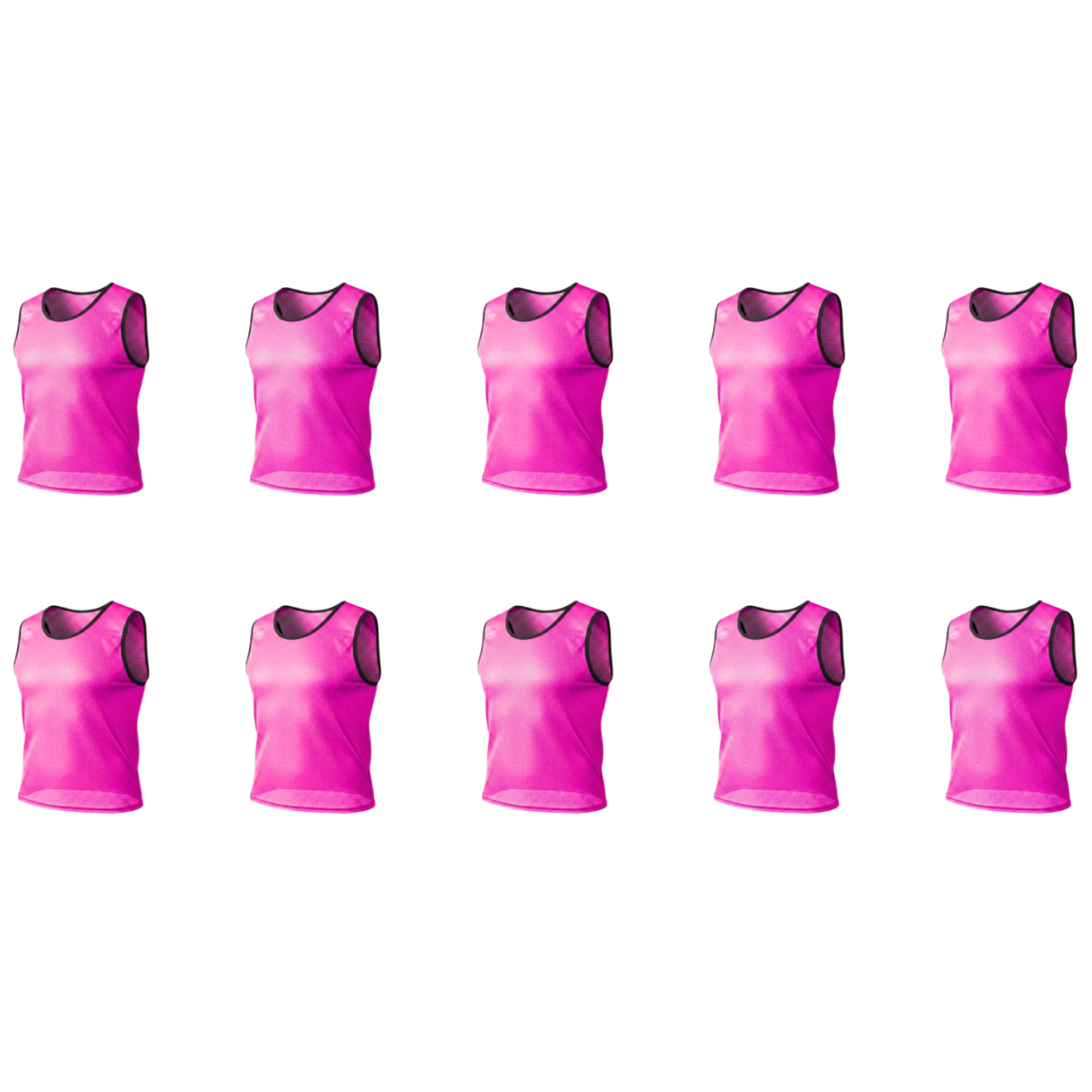 Grip Close End Bibs | Set of 10 | Pink