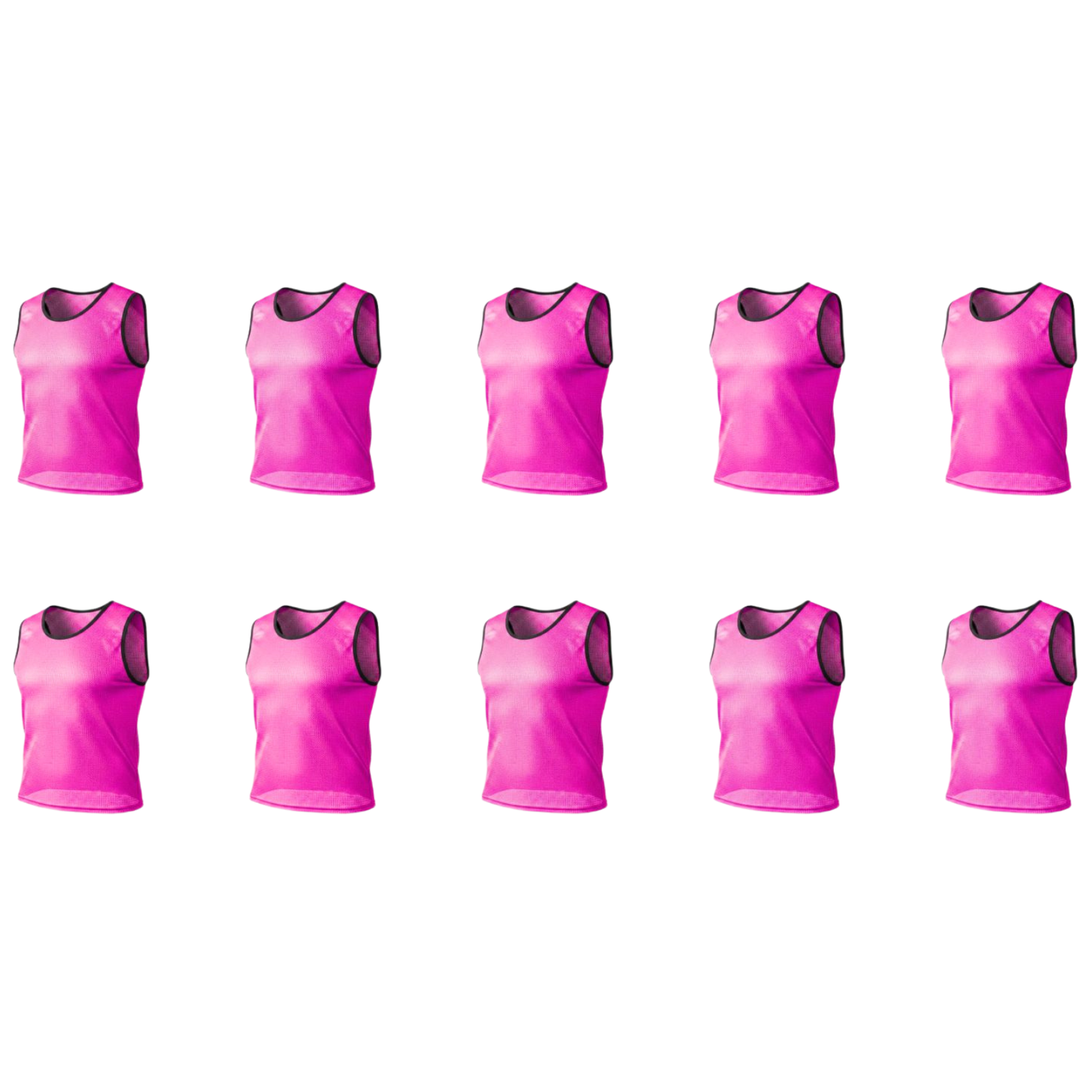 Grip Close End Bibs | Set of 10 | Pink