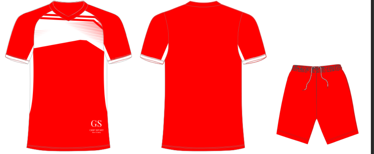 Grip Golden Eagle | Soccer Kit | Red/White | Senior